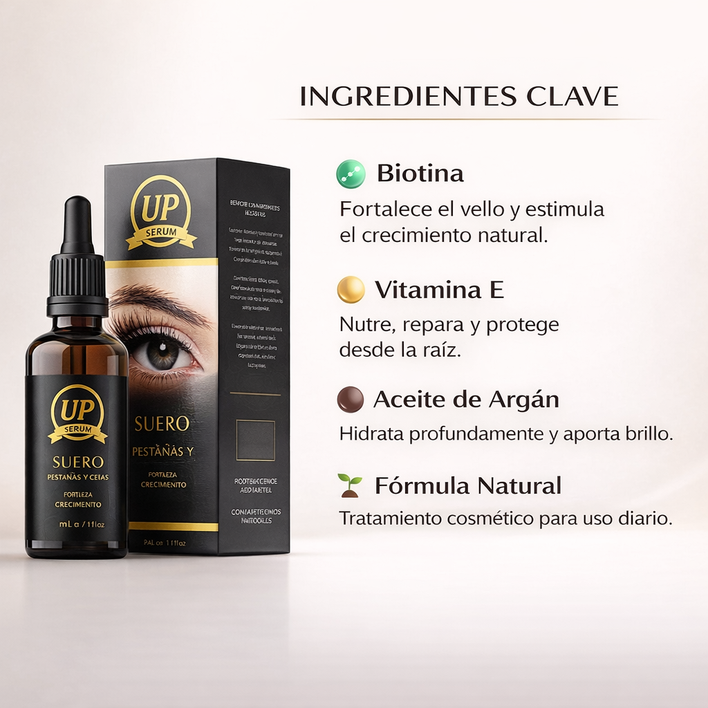 🌿2X1 SUERO DE CRECIMIENTO PARA CEJAS Y PESTAÑAS