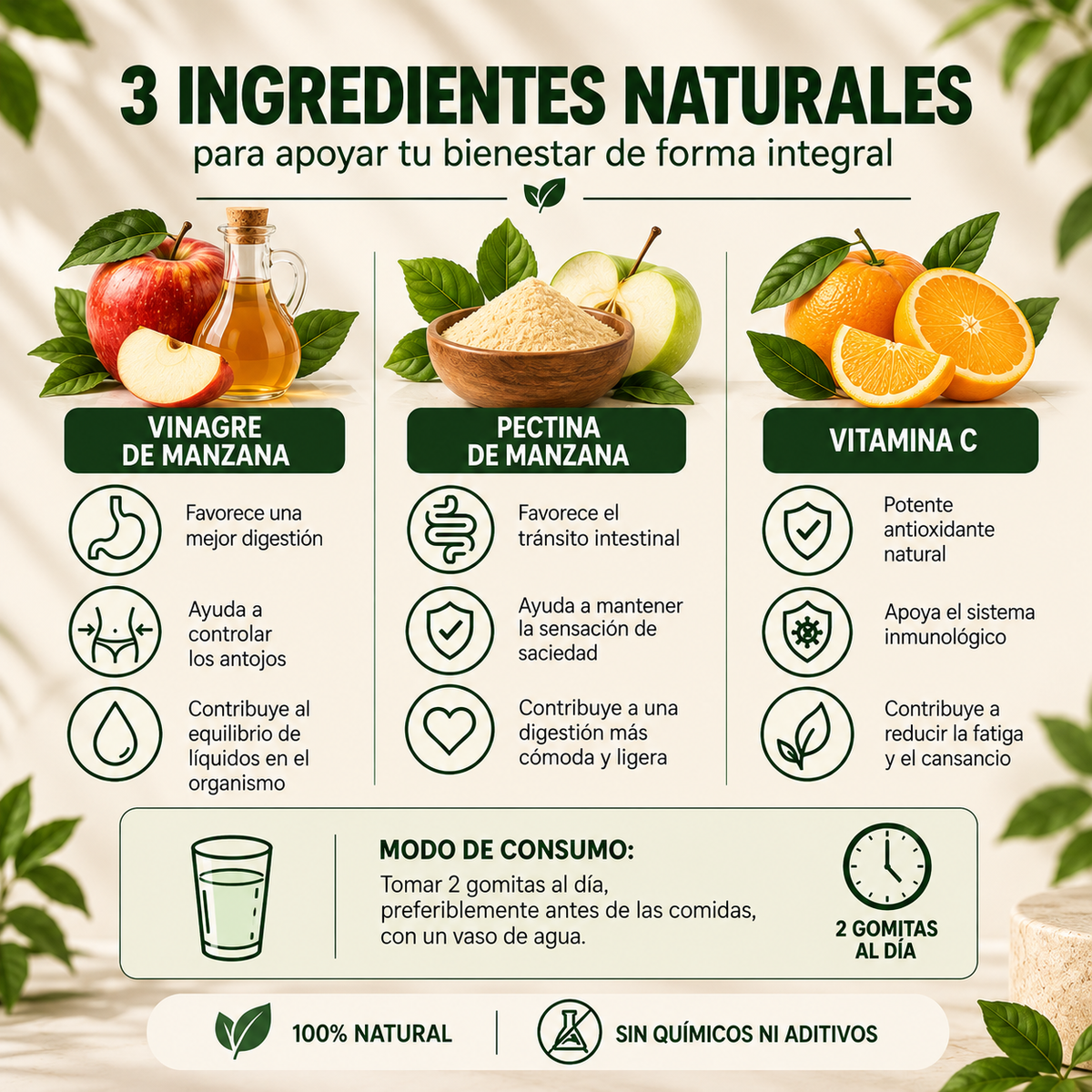 V-GUMMIES® – VINAGRE DE MANZANA
