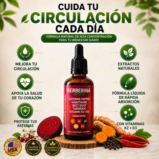 VascuGlow Berberina | Controla el Azúcar y Protege tu Corazón