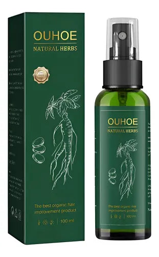 💚 2x1 OUHOE – Crecimiento Capilar Natural con Hierbas Orgánicas 🌿