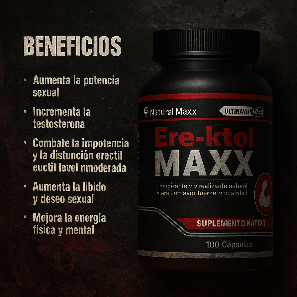🐂 2X1 ERE-KTOL MAXX / FUERZA MASCULINA EXTREMA 🔥