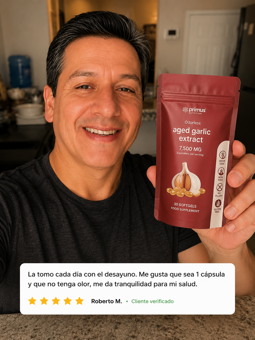 Extracto de ajo envejecido: apoyo natural para controlar la presión arterial