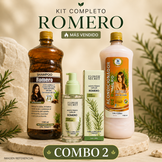 COMBO DE ROMERO PARA EL CABELLO 🌿