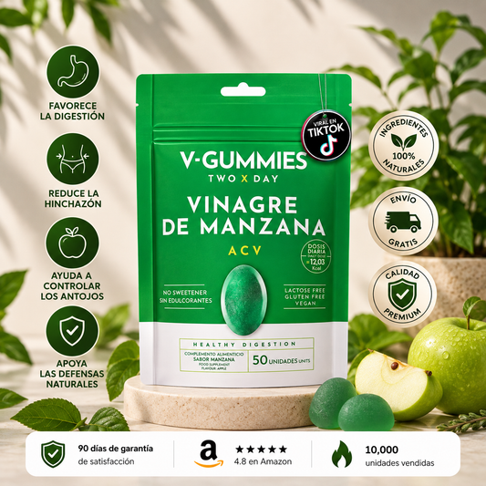 V-GUMMIES® – VINAGRE DE MANZANA