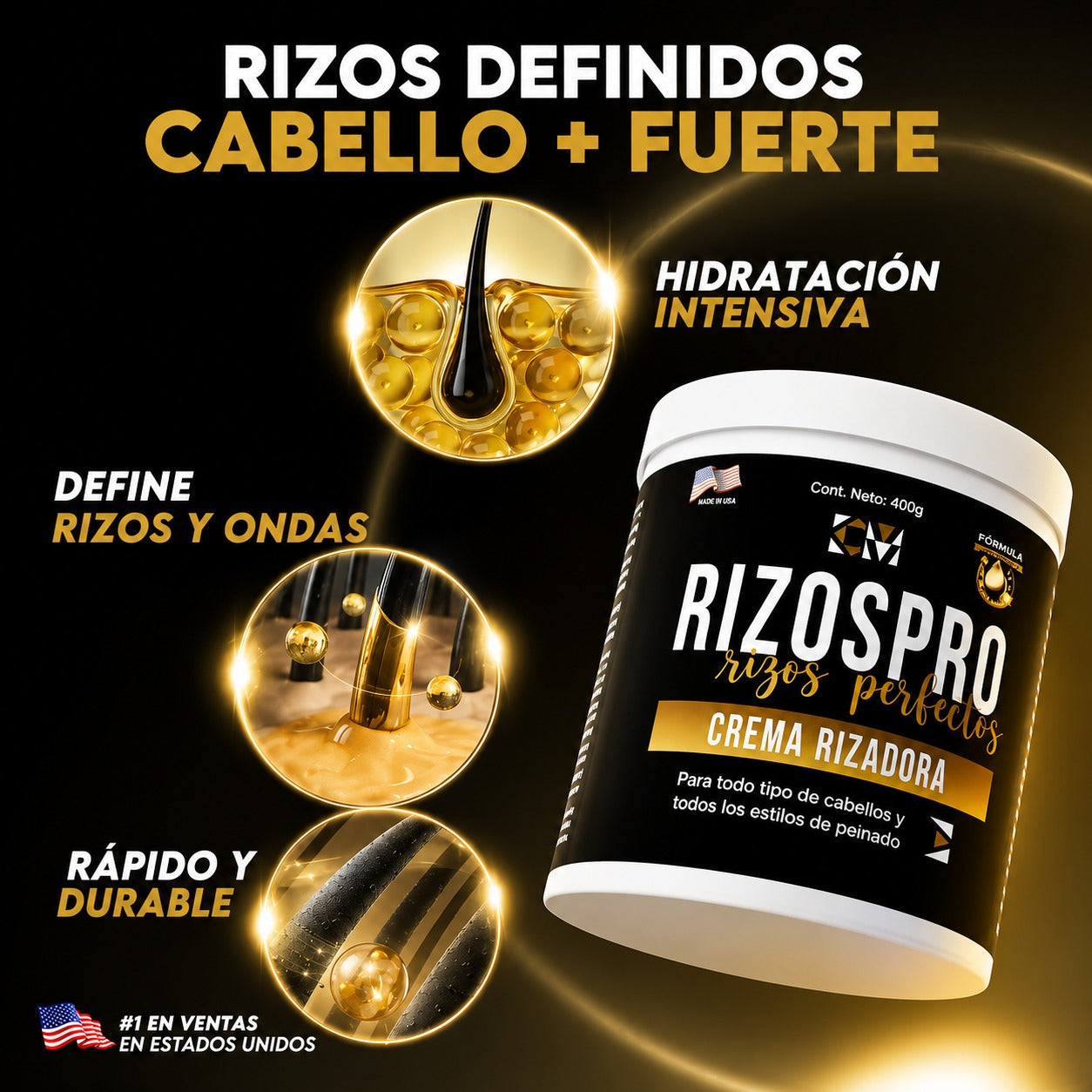 RIZOS PRO - CREMA 100% EFECTIVA