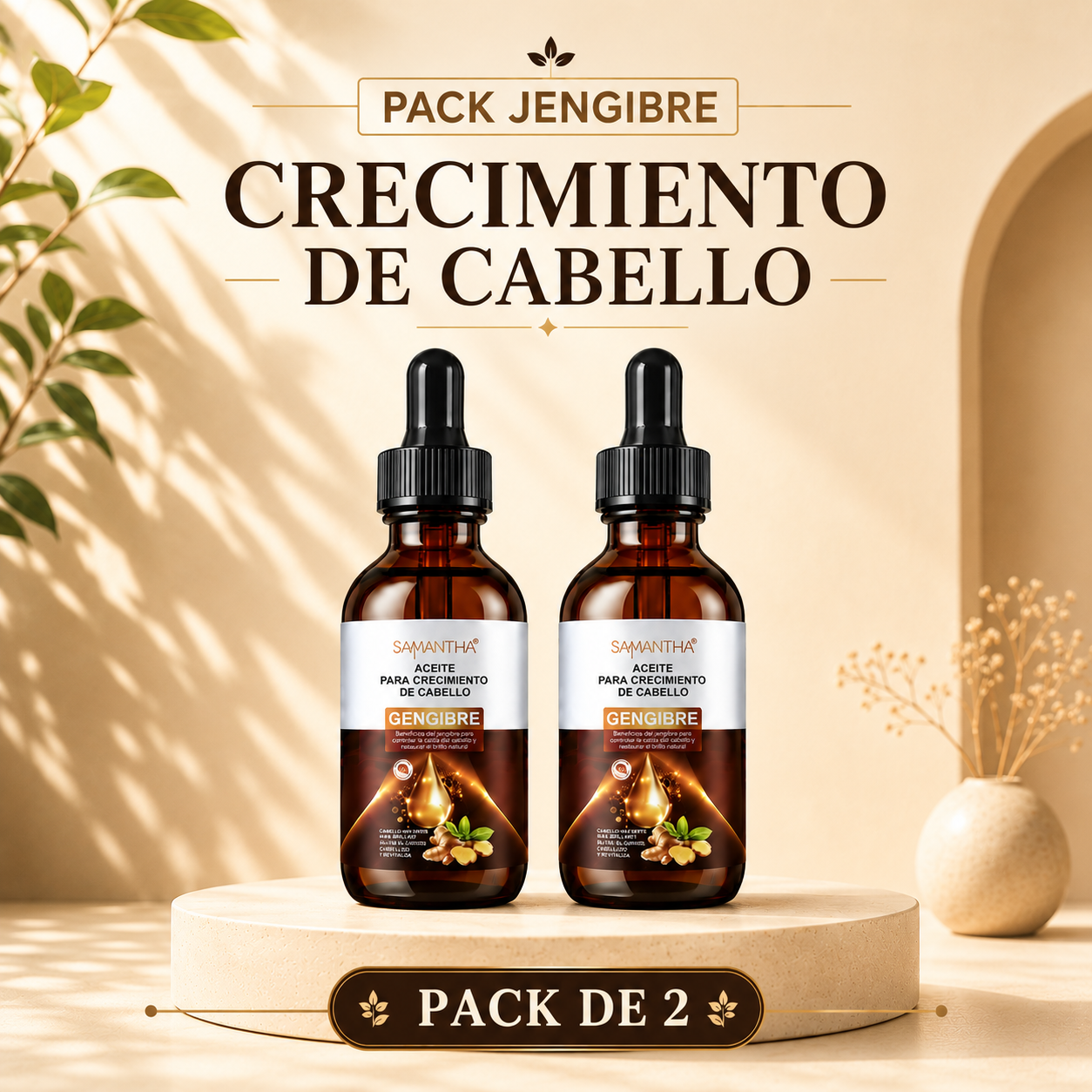 CRECIMIENTO DE CABELLO CON JENGIBRE ✨💚